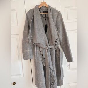 BCBGMaxAzria Light Gray Wool Coat